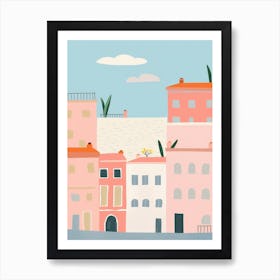 Rome, Italy Colourful View 1 Art Print