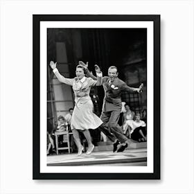 Fred Astaire And Judy Garland Dancing Art Print