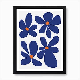 Crazy Flowers Art Print