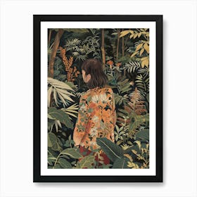 In The Garden Rikugien Gardens Japan 2 Art Print