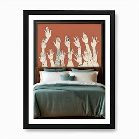 Hands Up Art Print