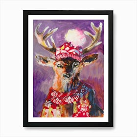 Deer S Delight Art Print