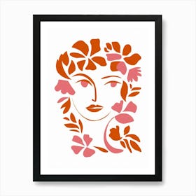 matisse Face Of A Woman Art Print