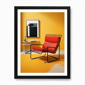 Wassily Chair Marcel Breuer Living Room Art Print (2) Art Print