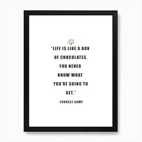 Gump Art Print