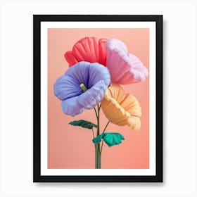 Dreamy Inflatable Flowers Hollyhock 1 Art Print