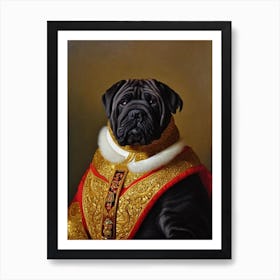 Chinese Shar Pei Renaissance Portrait Oil Painting Art Print