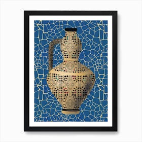 Mosaic Vase Color Study Art Print