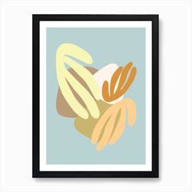 Floral Matisse Shapes 5 Art Print