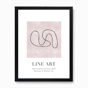 Line Art Abstract Collection 08 Art Print