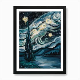 Starry Night Art Print