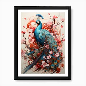 Peacock 4 Art Print