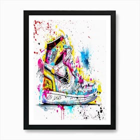 Jordan 1 Off White Sneaker Art Print