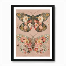 Radiant Butterflies William Morris Style 9 Art Print