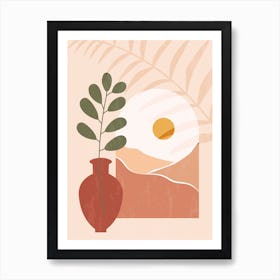 Egg In A Vase Art Print