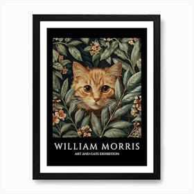 William Morris Art And Cats Exhibition Art Print