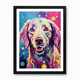 Pop Art Golden Retriever 2 Art Print