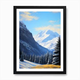 Snowy Mountains 2 Art Print