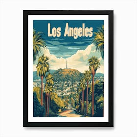 Aihrgdesign A Vintage Travel Poster Of Los Angeles Poster