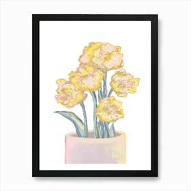 Yellow Bloom_2068117 Art Print