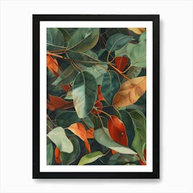 Eucalyptus Leaves 13 Art Print