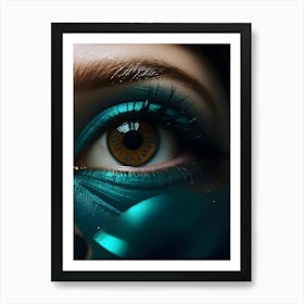 Eye Of A Woman~ Escape Clause ~ Reimagined Art Print