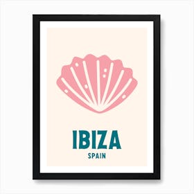 Ibiza, Spain, Graphic Style Poster 3 Art Print