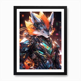 Fox Art Art Print