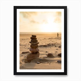 Stone Sunset Art Print