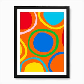 Colorful Circles 6 Art Print