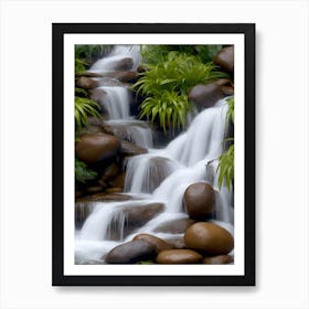 Tropical Waterfall 4 Art Print