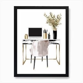 Home Office 1 Art Print