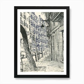 Barcelona Old Town Art Print