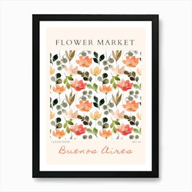 Flower Market 23 Art Print