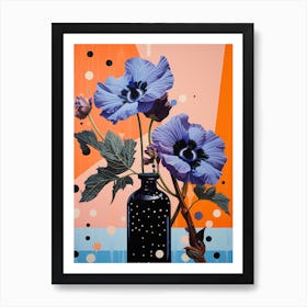 Surreal Florals Petunia 2 Flower Painting Art Print