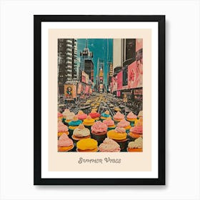 Summer Vibes Ice Cream Poster 1 Art Print