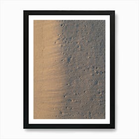 Sand texture on the beach Art Print