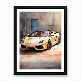 Lamborghini Gt S Art Print