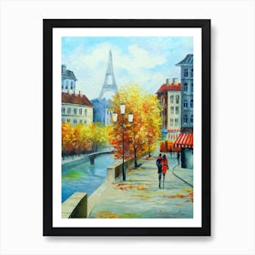 Autumn Paris Art Print