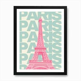 Paris Eiffel Tower 11 Art Print