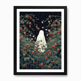 Ghost In The Raspberry Field Art Print