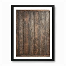 Distressed Oak Wood Panel With A Knot At The Center Interwoven With Grunge Elements For A Retro Dec (5) Art Print