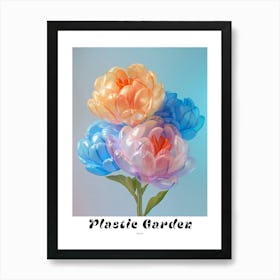 Dreamy Inflatable Flowers Poster Peony 3 Art Print