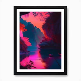 Puerto Princesa Underground River Dreamy Sunset Art Print