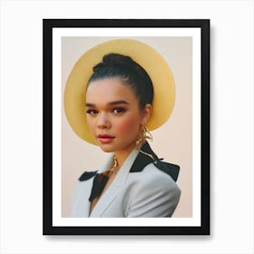 Hailee Steinfeld Retro Collage Movies Poster