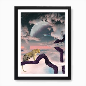  Surrealistic Animals Cheetah Art Print