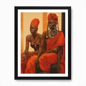 African Tales 2 Art Print