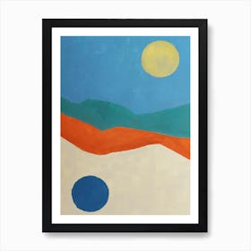 Double Sun Art Print