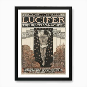 Lucifer Mourning Game Of Vondel, Richard Roland Holst Art Print