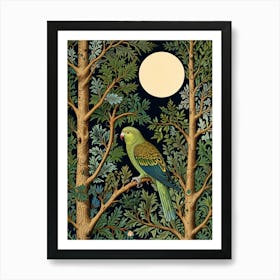 William Morris Parrot In A Tree Art Print